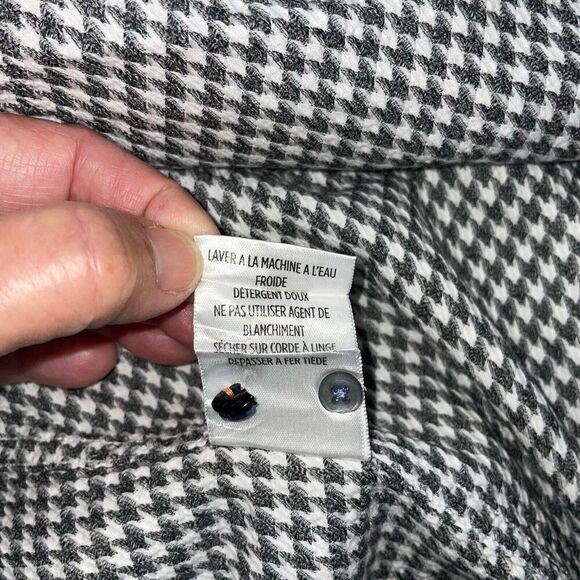 Robert Graham Dress Shirt Men’s XL Long Sleeve Flip Cuff Button Up Geometric - Picture 7 of 16